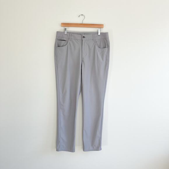 Johnnie-O Prep-Formance Gray Quarry Cross Country Performance Pants, Size 34 - Picture 3 of 12